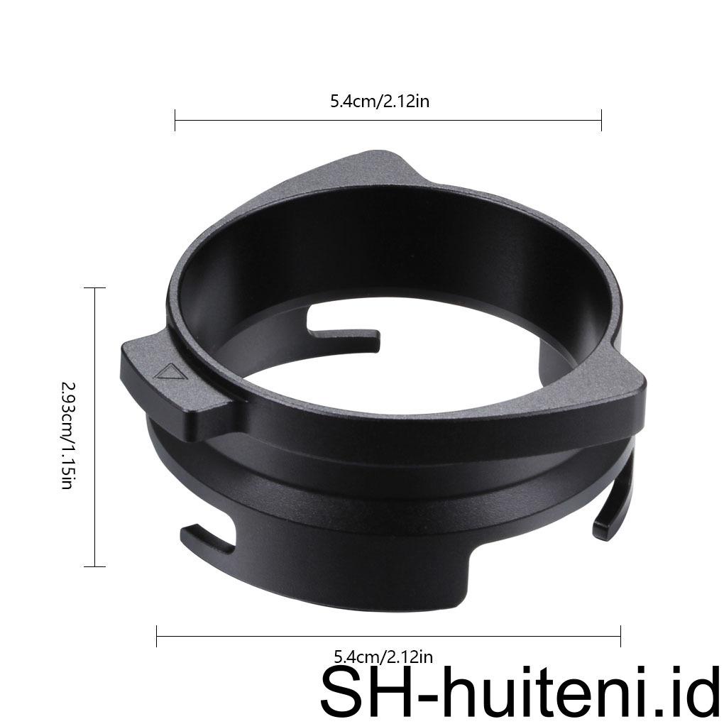 54mm Bubuk Kopi Menerima Dosis Cincin Rotatable Aluminum Alloy Loop Untuk