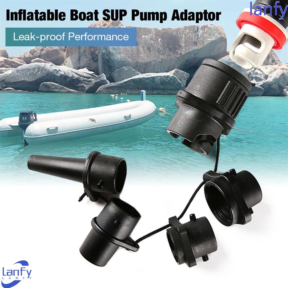 Lanfy Adaptor Katup Pompa Kayak Portabel Papan Dayung Surfing Sampan Adaptor Kasur Angin Katup Udara Rowing Boat Valve Adapter Konversi