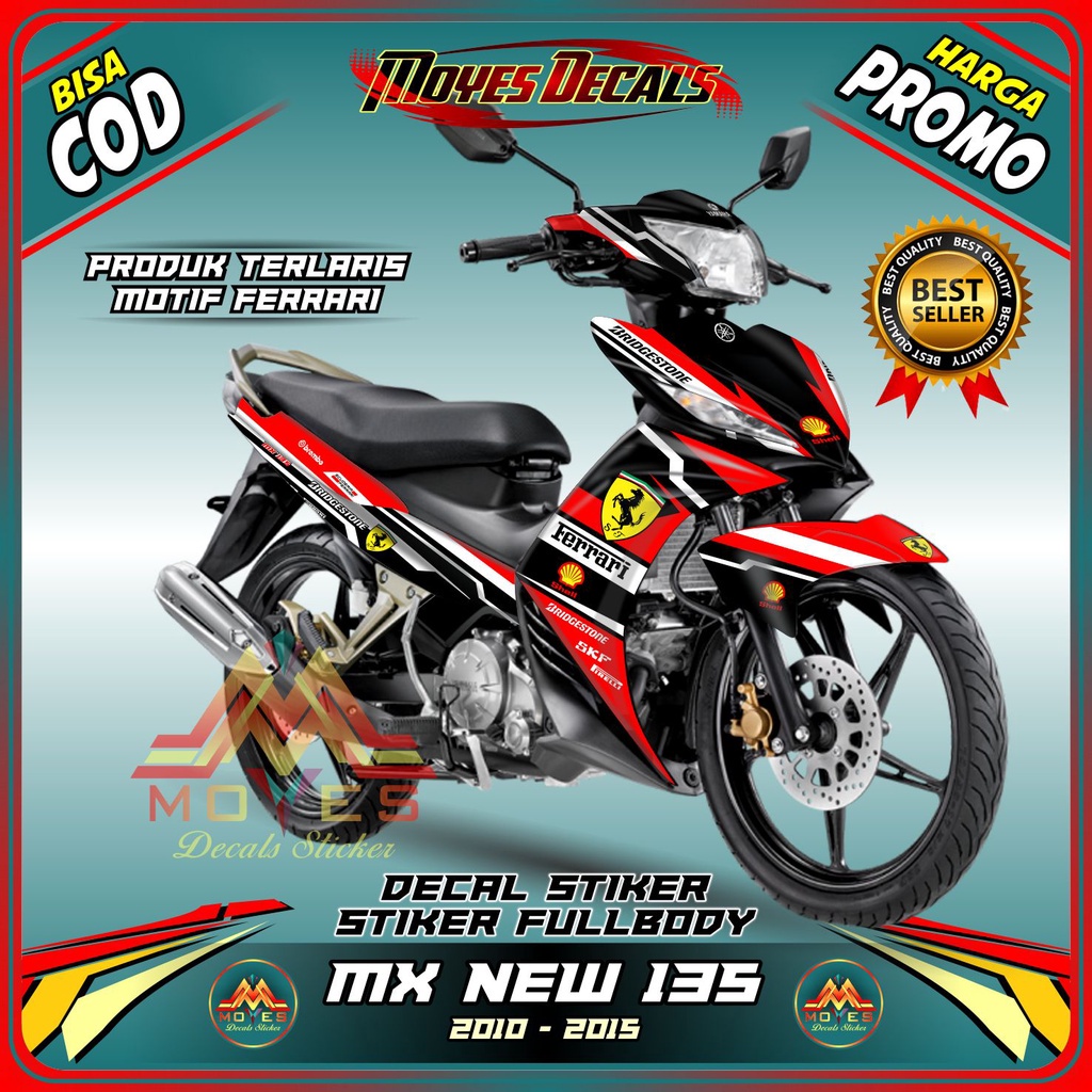 decal jupiter mx 135 decal motor jupiter mx new 135 decal yamaha jupiter mx new ferari