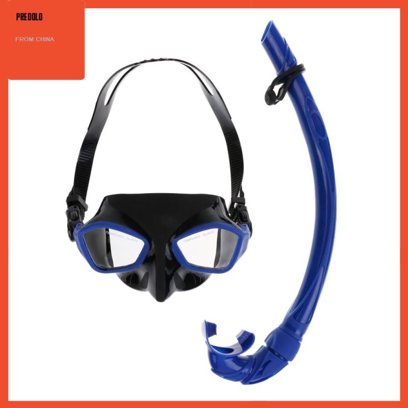 [Predolo] Scuba Diving Renang Snorkeling Goggles Kacamata &amp; Snorkel