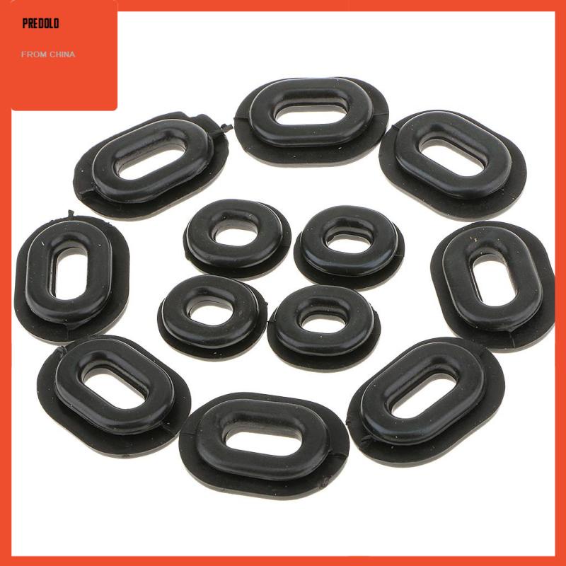 [Predolo] Set 12pcs Grommet Tutup Samping Karet GS125 Untuk Motor Suzuki