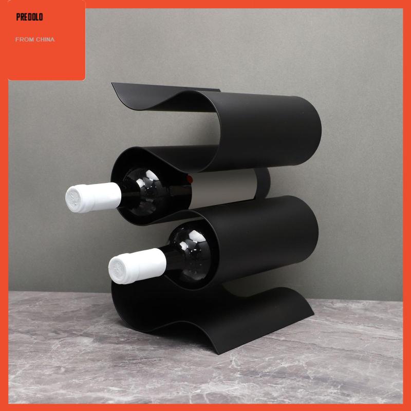 [Predolo] Rak Free Standing Display Stand Tabletop Metal Tempat Botol