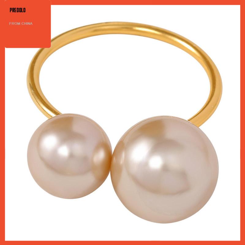 [Predolo] 6buah Cincin Serbet Holder Band Serbet Modern Untuk Pesta Anniversary