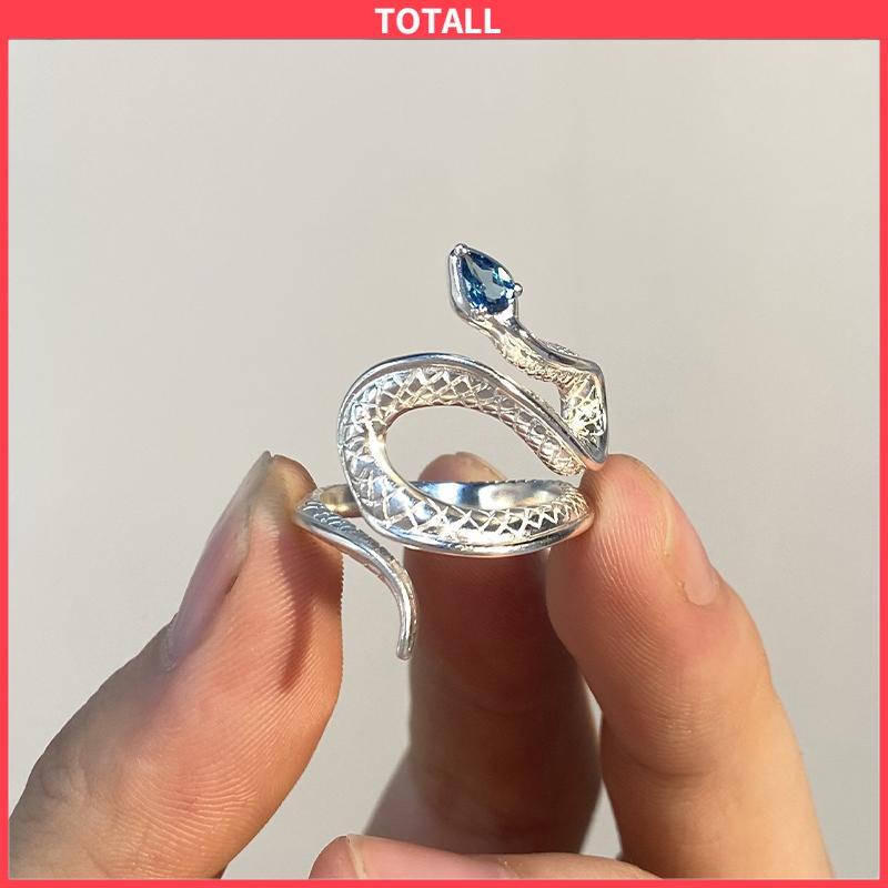 COD Cincin Snake Ornament Punk Gaya Bentuk Untuk Ring Fashion-Totall