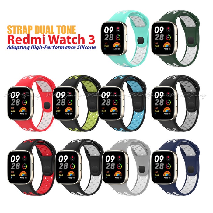 Strap Tali Smartwatch Dua Warna for Redmi Watch 3 Mi Watch 3