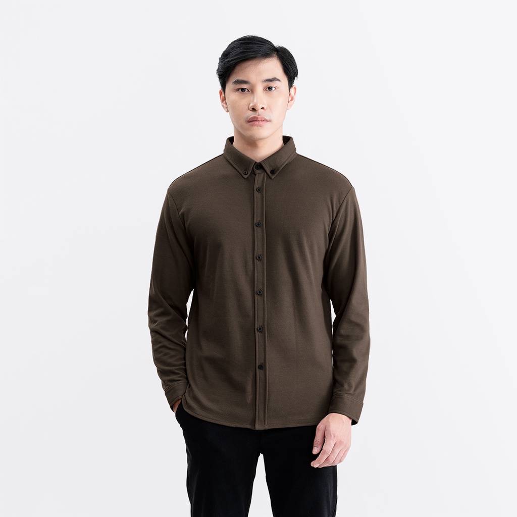 Livehaf - Copiq Long Shirt Brown