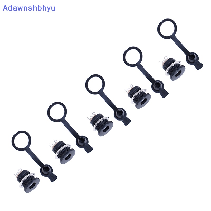 Adhyu Waterproof 5.5 x2.1mm/5.5 * 2.5mm DC socket power jack plug female mount Konektor ID