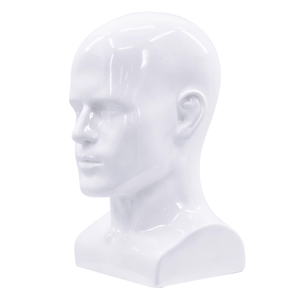 Manekin Pria PVC Kepala Display Kepala Manekin Display Wig Head Stand