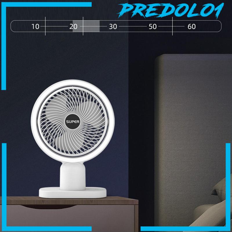 [Predolo1] Kipas Angin Meja Kecil 120 Adjustment Silent Fan Kipas Angin mini Untuk Rumah Indoor