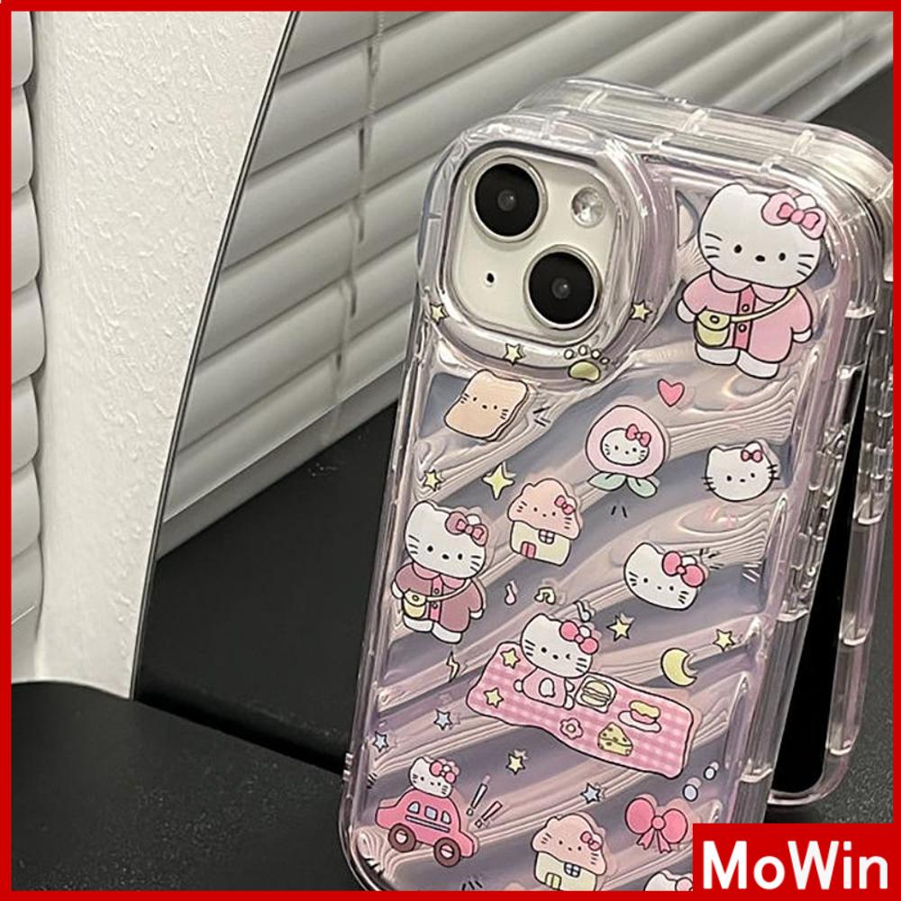 For iPhone 14 Pro Max iPhone Case Laser Reflective Clear Case TPU Soft Shell Airbag Shockproof Cute Cartoon Compatible with iPhone 13 Pro max 12 Pro Max 11 xr xs max 7Plus 8Plus