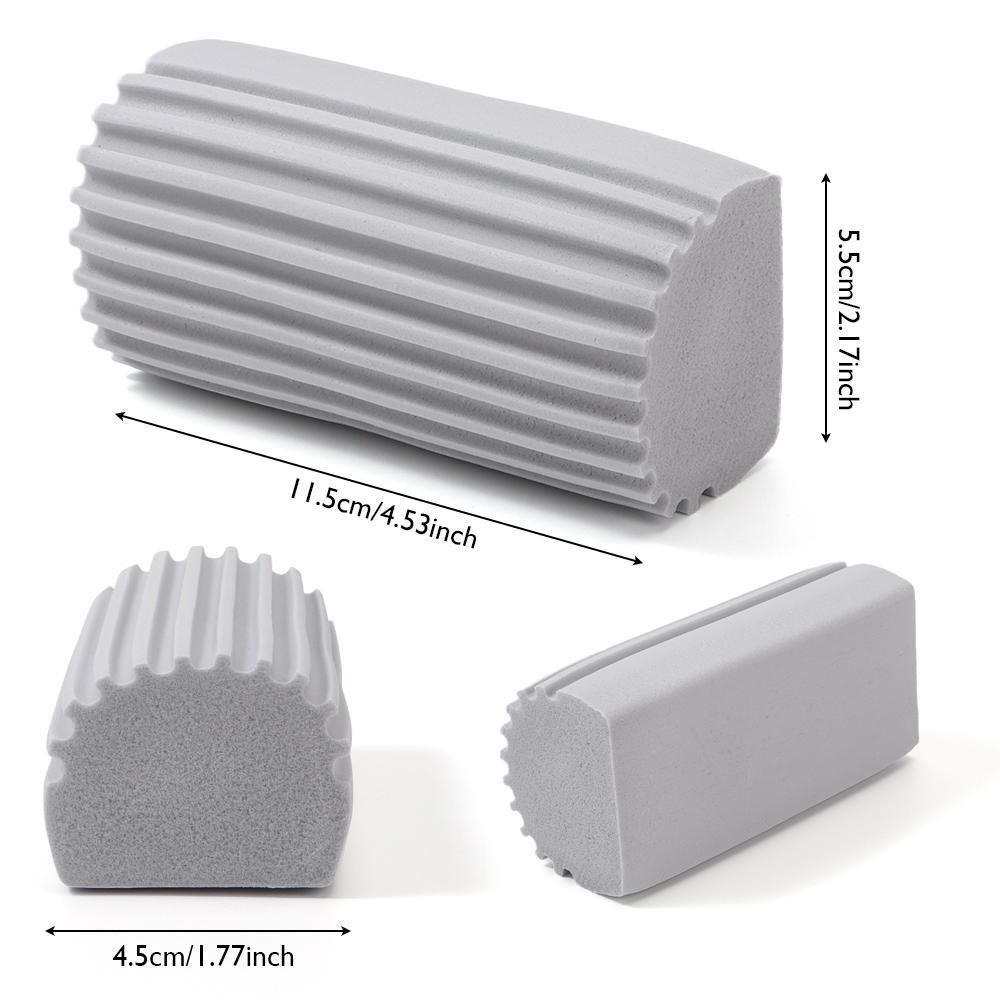 Populer Spons Pembersih Debu Ajaib Cermin Pagar Alas Tiang Lubang Angin Kaca Multifungsi Sponge Cleaning Brush