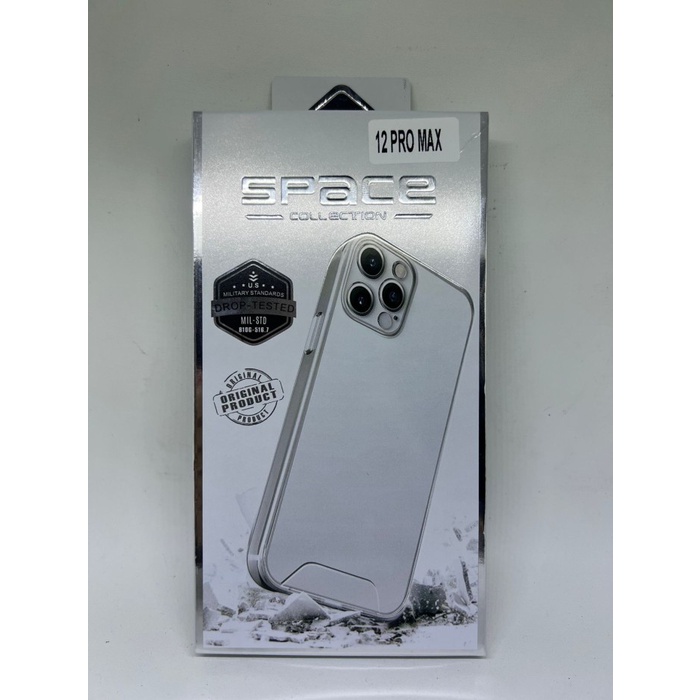 Casing Space Clear Case Impact Anti Kuning iPhone 12 Pro Max