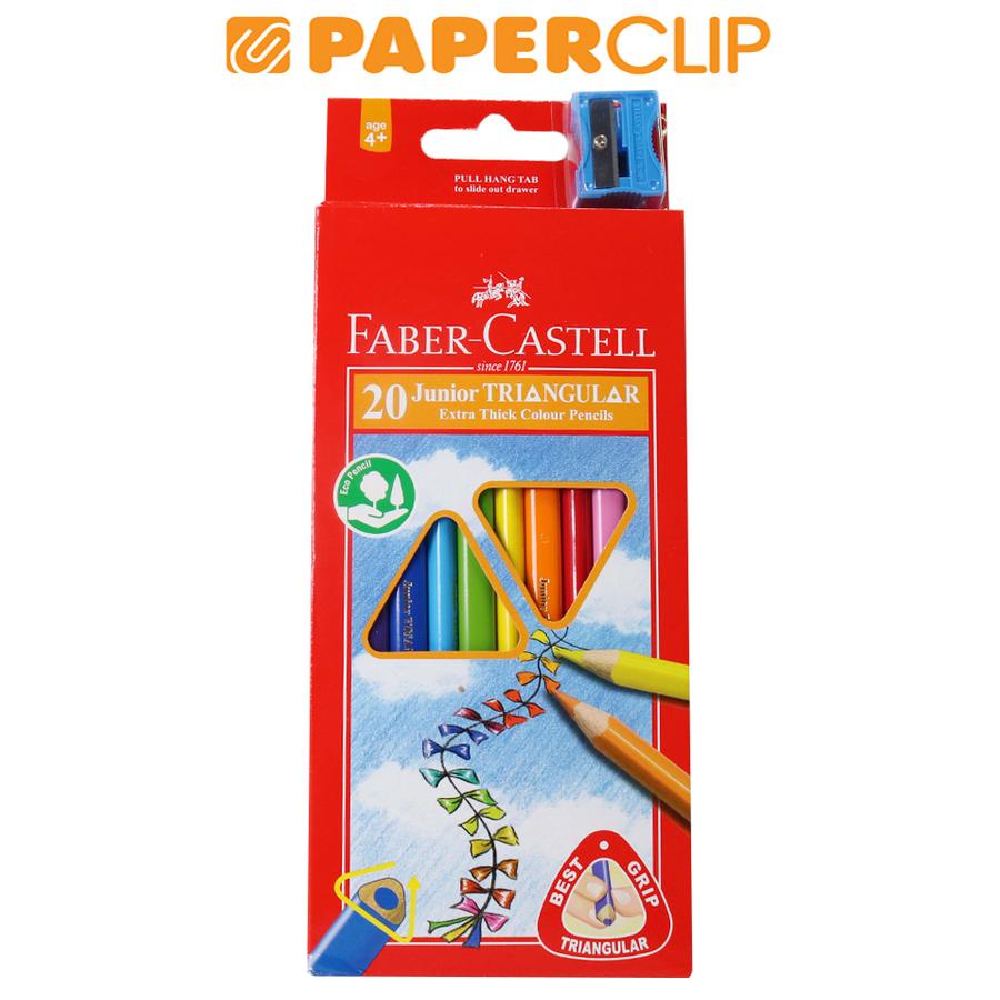 

PENSIL WARNA FABER CASTELL JUNIOR TRIANGULAR 116538-20 20C