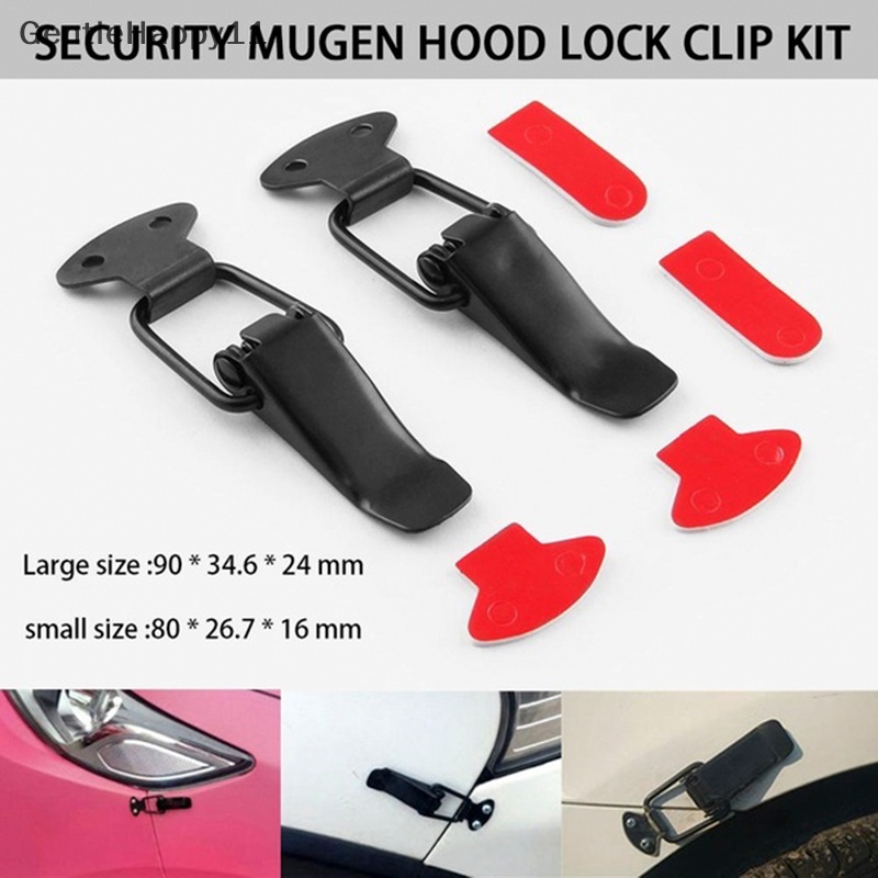 Gentlehappy 2X Universal Bumper Security Hook Quick Release Pengikat Kunci Klip Kit Mobil Truk id