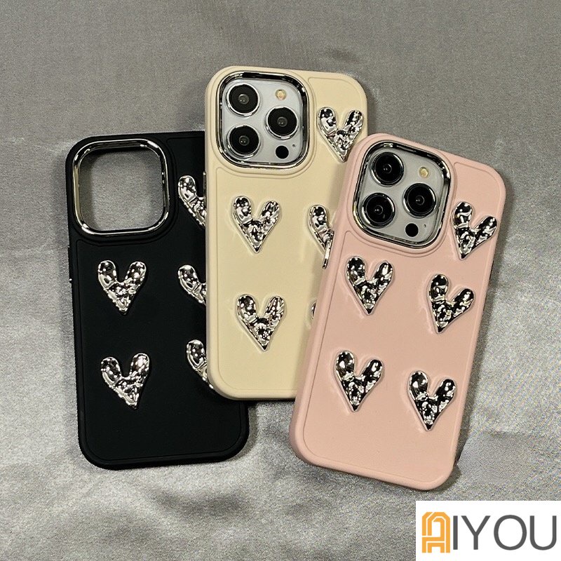 Casing iPhone Cinta Lipit Electroplated Simple Untuk Iphone7 8 7P X XS XR 11 11ProMax 12 12Pro 12ProMax 13 13Pro 13ProMax 14Pro TPU Silikon Anti Jatuh Soft iPhone 11 Case 14ProMax