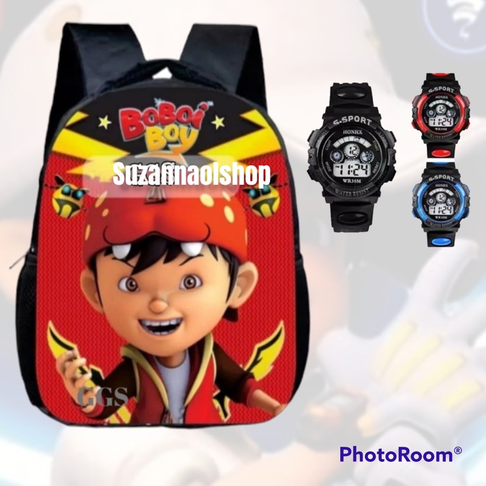 SALE TERBATAS  Tas Ransel Anak Boboiboy Tas Sekolah Anak Laki Laki Anak TK SD - Boboiboy 6