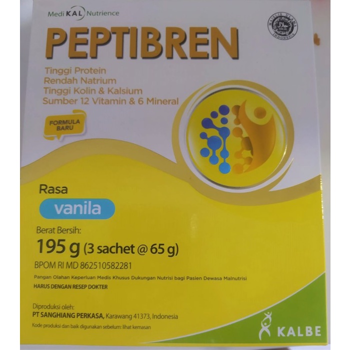 

Promo Terjangkau susu Peptibren Vanilla - 210gr - 195 Gram