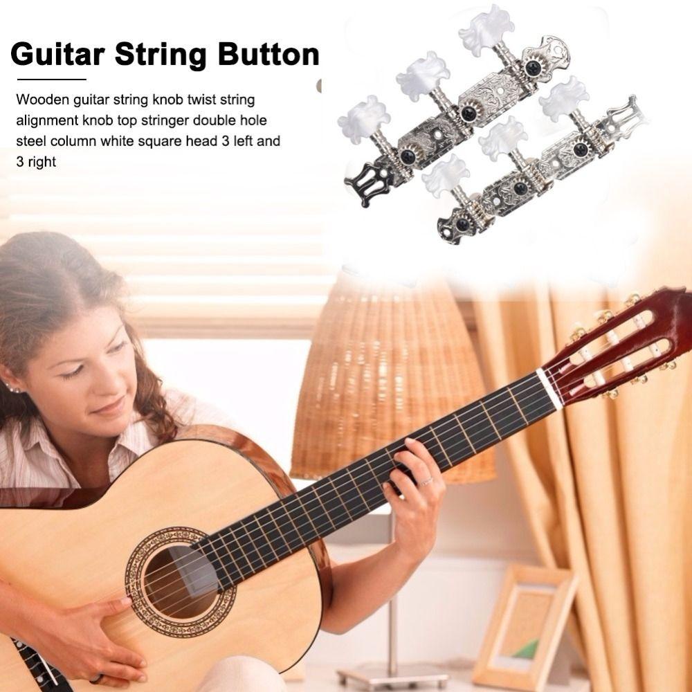 Nickolas1 Pasak Tuning Gitar Listrik Folk Gitar String Axis Upper Winding Mechanism Knobs Tuning Keys Chrome Part Guitar Tuning Knob