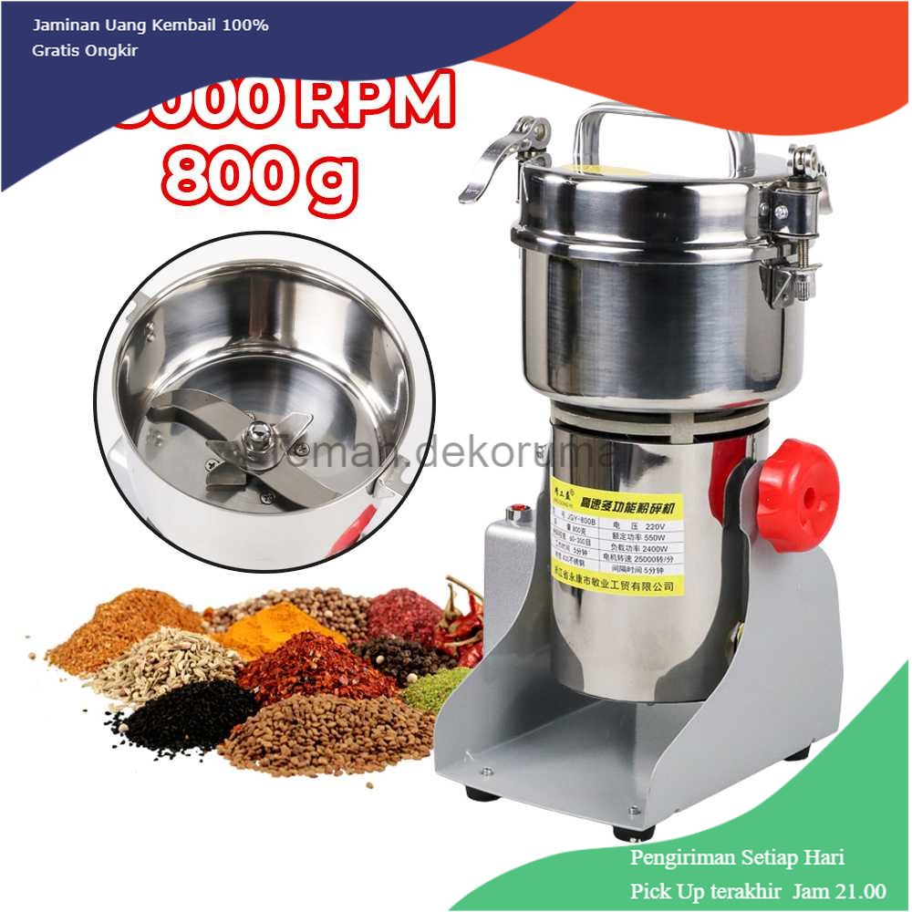 TD - DPR JING GONG YI Penggiling Bumbu Kering Electric Spices Grinder 800 Gram - HC-800Y