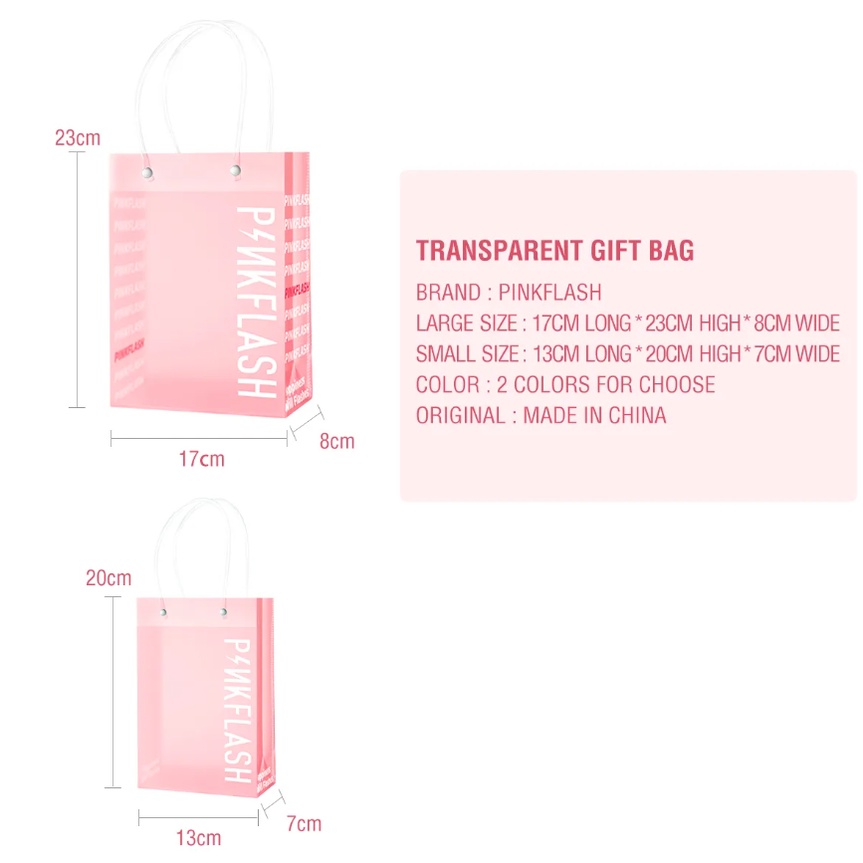 (READY &amp; ORI) PINKFLASH PINK FLASH Gift Hand Bag Tas Tenteng PF T10