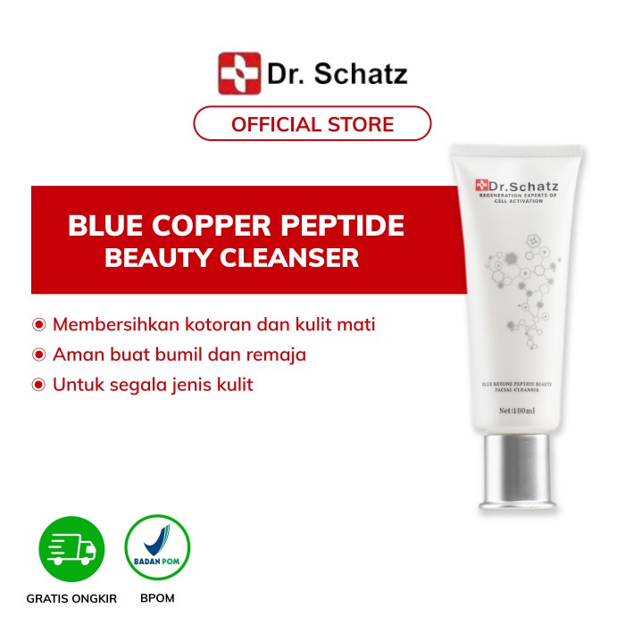 DR SCHATZ Blue copper Peptide Beauty CLEANSER - 50 ml ORIGINAL