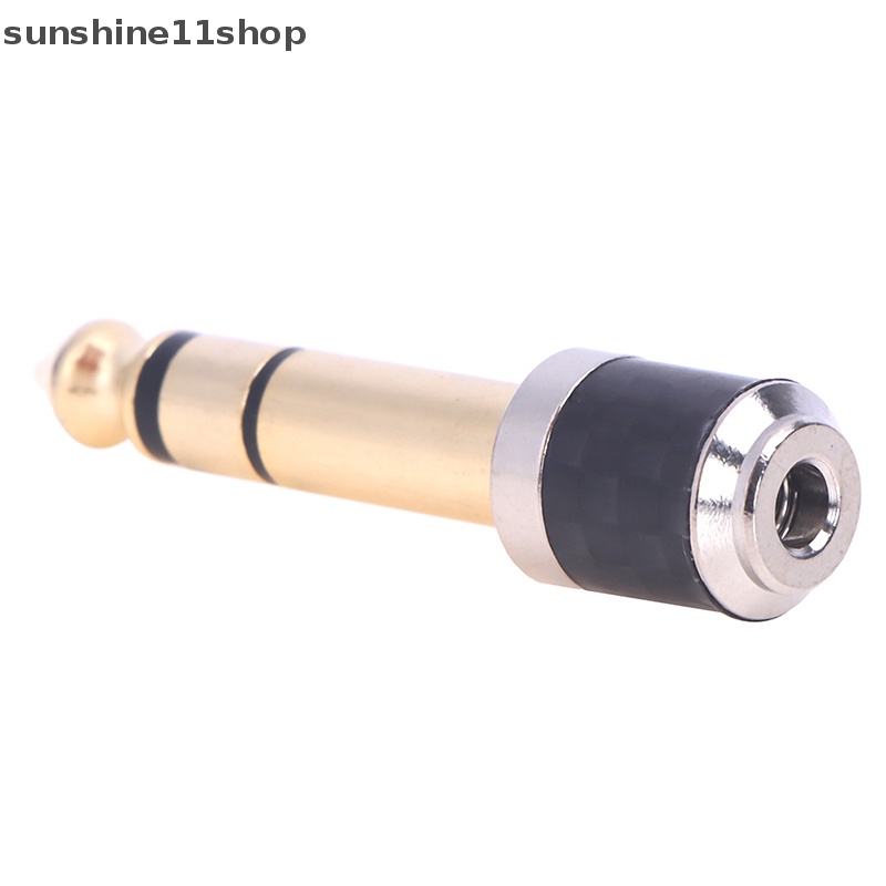 Sho Konverter Audio 6.35mm Ke 3.5mm1/4&quot; 1 /8&quot; Konektor Male Female 6.35 Sampai 3.5 N