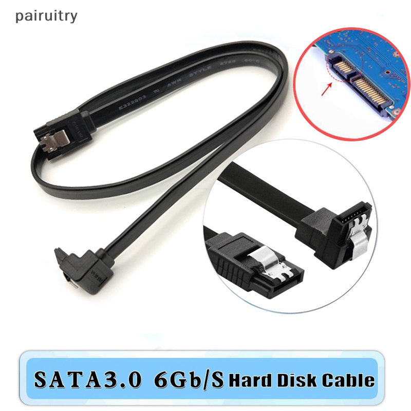 Kabel PRT Sata 3.0 Ke Hardisk Drive SSD HDD Sata 3kabel Sudut Kanan Lurus Untuk Asus MSI Gigabyte Motherboard Kabel High Speed PRT