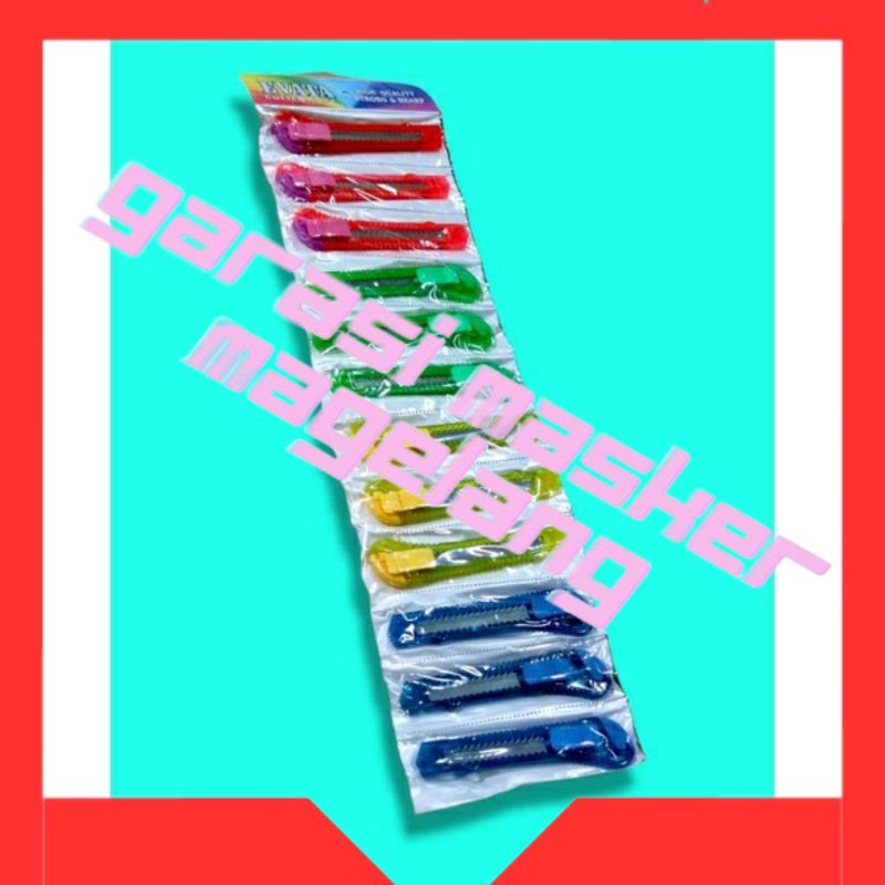 

CUTER KECIL 1LUSIN 12pcs Berkualitas,Termurah...