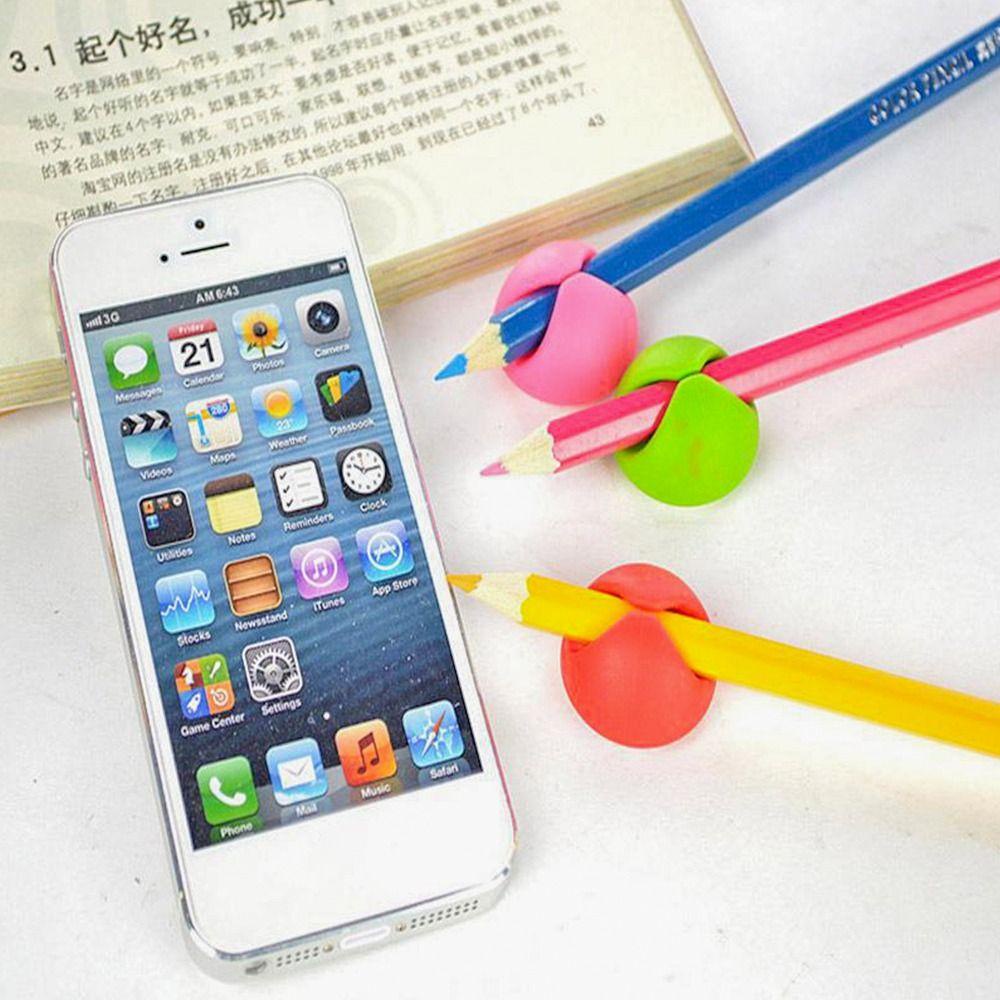 Populer 8pcs Cable Organizer Self-Adhesive Charger Cord Holder Desktop Penyimpanan Klip Kabel