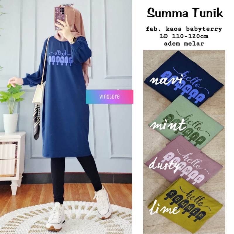 SUMMA TUNIK By VINSTORE | Kaos Babyterry