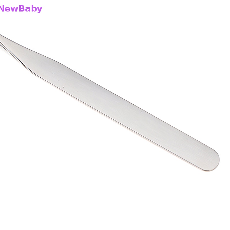 Newbaby Spatula Stik Pencampur Pencampur Pencampur Spatula Dual Head Stainless Steel Dengan ID Tas