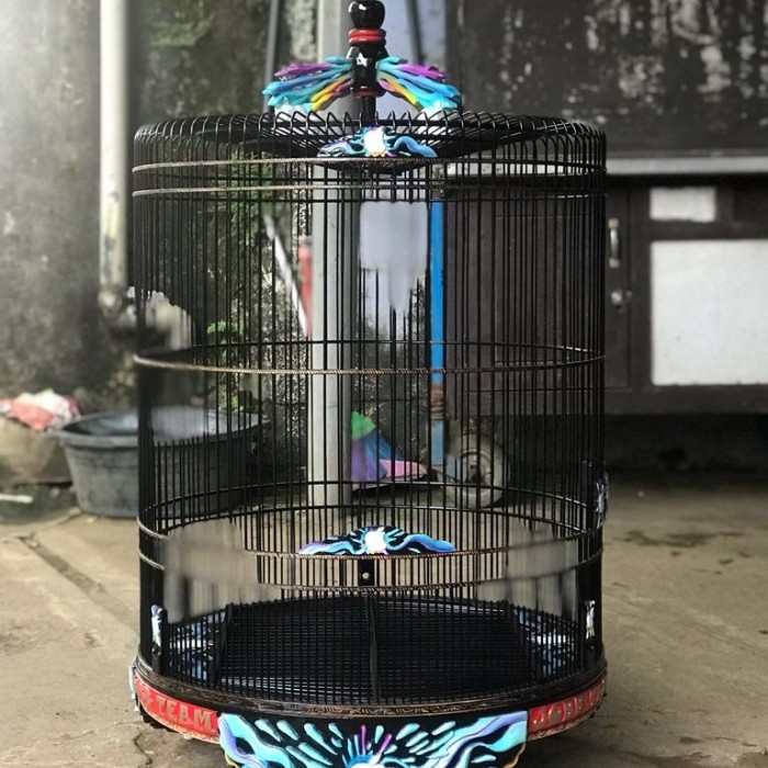 sangkar burung murai, sangkar murai jati, sangkar murai ukir no2