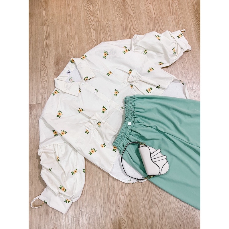 BEFAST - ZRD OOTD WANITA ONESET WITA / SETELAN SHAVA JISOO / ONESET Wanita Keluaran Terbaru / Fashion kekinian Remaja ABG Trendy / Set Atasan Kemeja Lengan Panjang+Celana Panjang / Outfit Daily Wanita Kerja Casual Trendy / Pakaian Formal Wanita