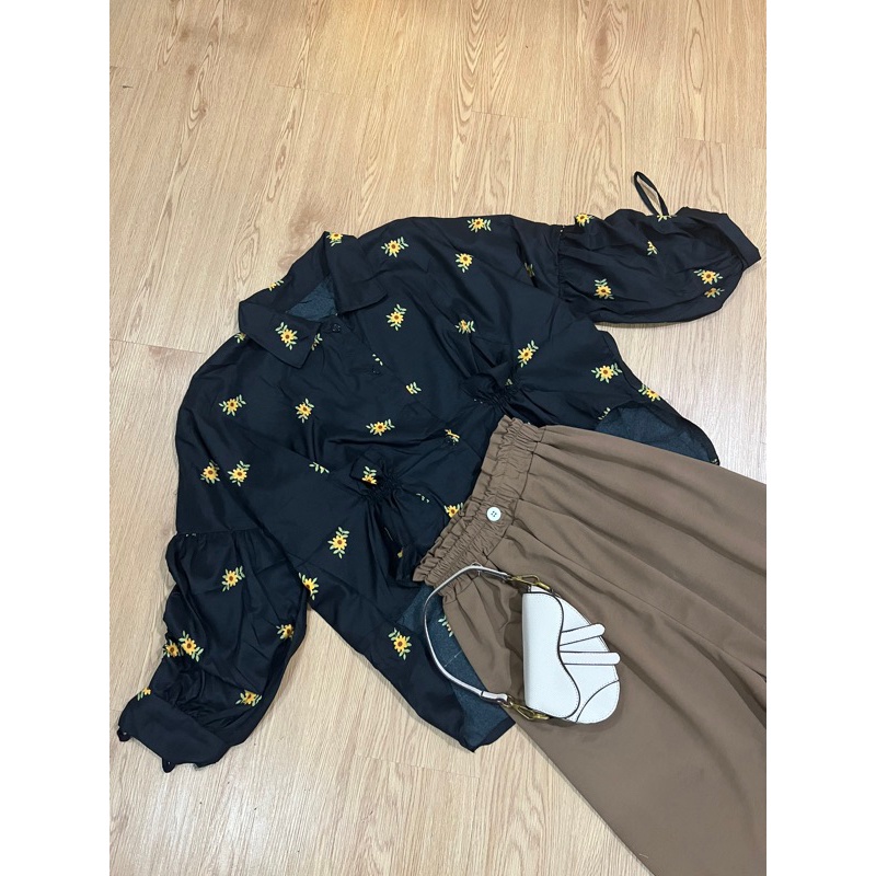 BEFAST - ZRD OOTD WANITA ONESET WITA / SETELAN SHAVA JISOO / ONESET Wanita Keluaran Terbaru / Fashion kekinian Remaja ABG Trendy / Set Atasan Kemeja Lengan Panjang+Celana Panjang / Outfit Daily Wanita Kerja Casual Trendy / Pakaian Formal Wanita