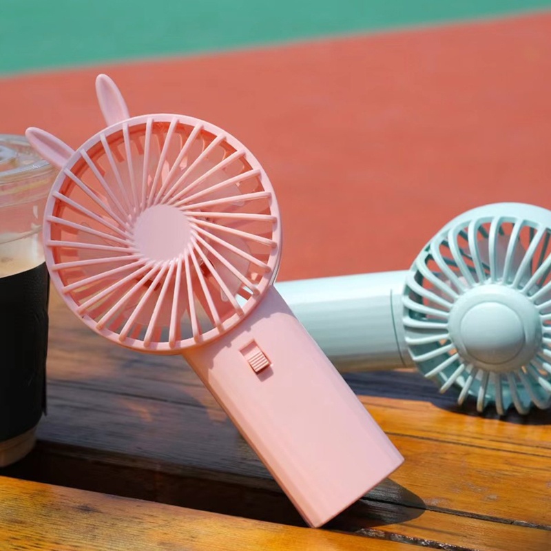 Vivi Travel Portable Fan Kipas Angin Mini Genggam Tenaga Baterai AA Kipas Pendingin Super Mute