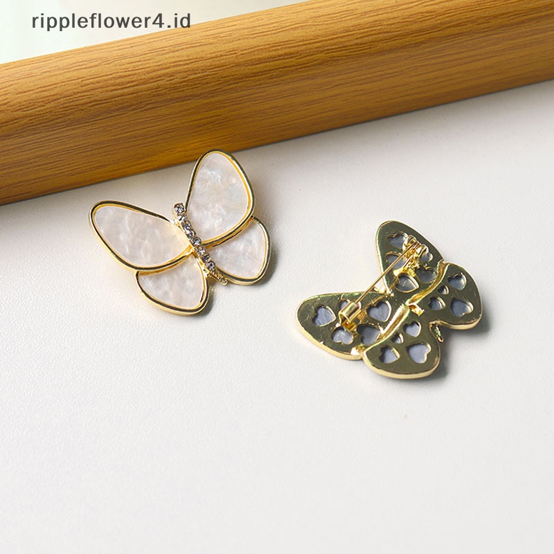 {rippleflower4.id} Bros Kupu-Kupu Indah Pin Serangga Korsase Bros Wanita Hadiah Pesta~