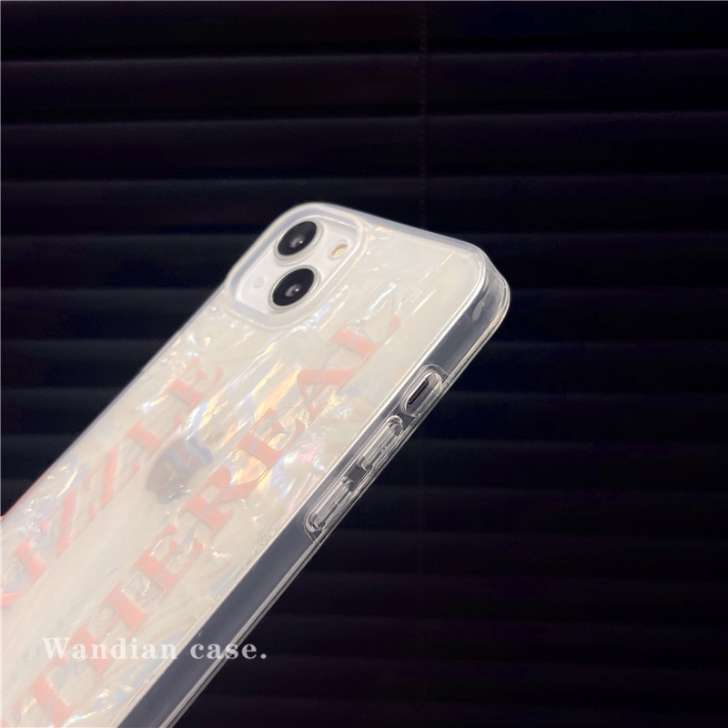 Ins Gaya Gadis Panas Cocok Untuk iPhone 14 Pro Max Casing Ponsel iPhone Dua Lapis Pola Dicetak Kompatibel Dengan Iphone13 13pro 13prm iPhone 11 11pro 14plus 12Pro Max Casing Ponsel TPU Tahan Guncangan