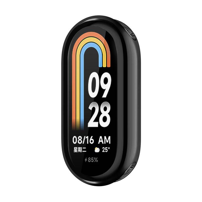 Case Pelindung Layar Untuk Xiaomi Mi Band8 Cakupan Penuh Bumper Lembut TPU Pelindung Case Cover Untuk Xiaomi Band8 Aksesoris