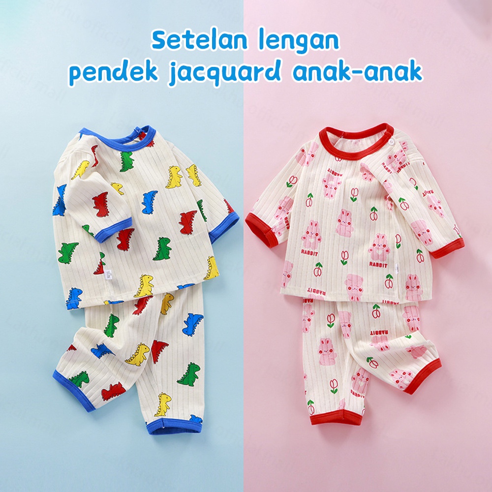 Lakhu Piyama Anak Unisex Baju Tidur Anak Lucu Piyama Anak Perempuan Laki Laki Import