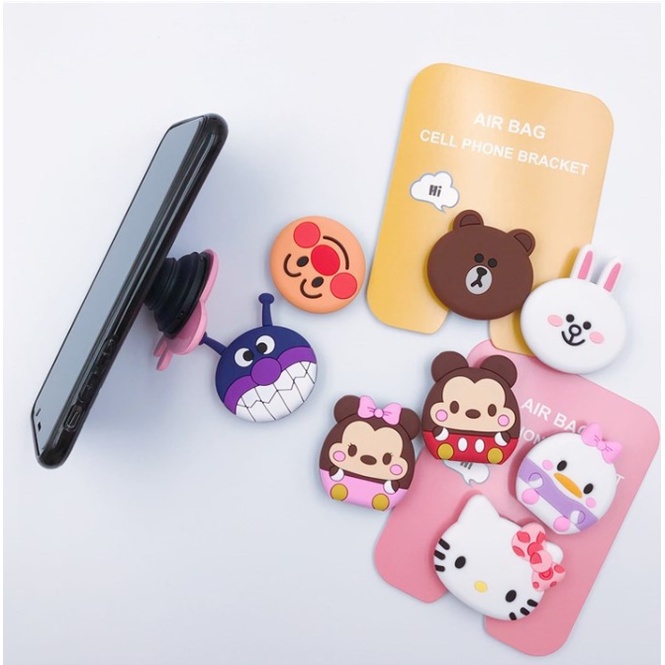 3D POP SOCKET HP KARAKTER CARTOON POP SOCKET 3D MURAH BATAM POP SOCKET IMPORT AKSESORIS HP