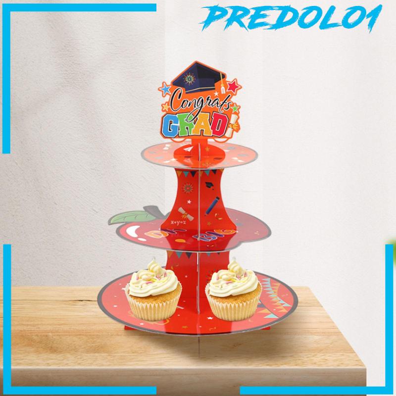 [Predolo1] Cupcake Stand Centerpiece Kardus Bulat 3tingkat Untuk Meja Cupcake Farmhouse