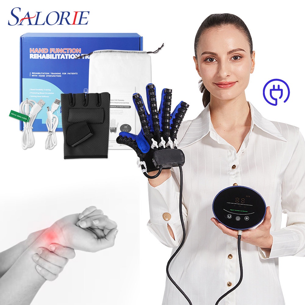 Sarung Tangan Robot Rehabilitasi Salorie Stroke Hemiplegia Fungsi Tangan Training Finger Care