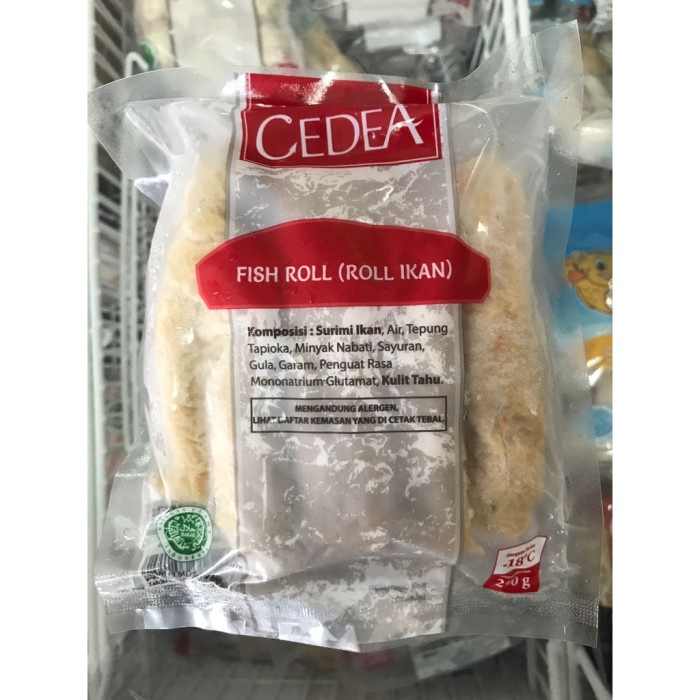 

Fish roll 250 gram merek cedea
