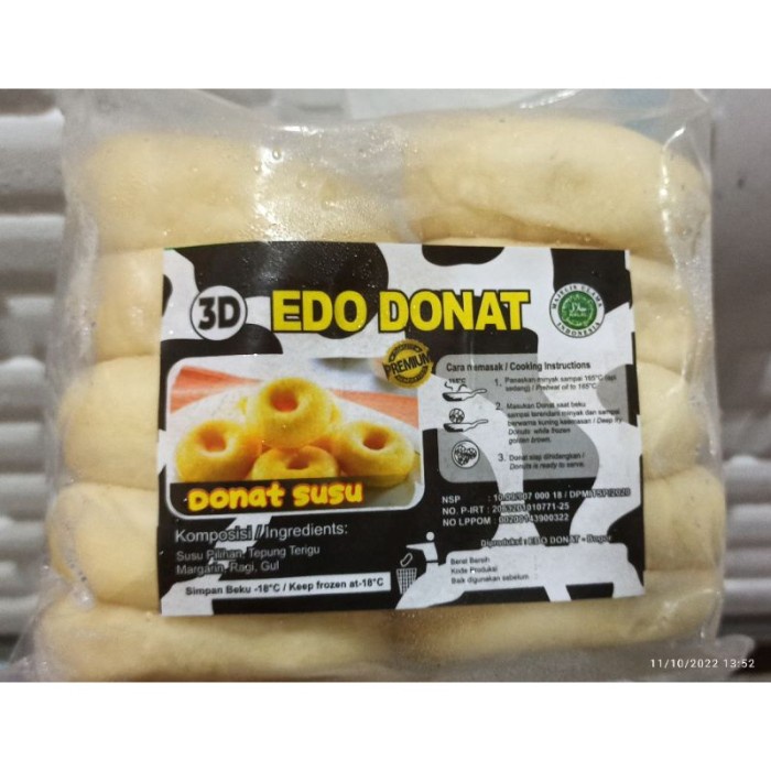 

Edo donut susu jumbo isi 10 pcs