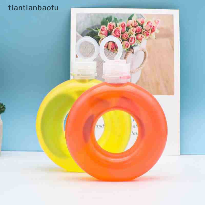 [tiantianbaofu] 500ml Musim Panas Kartun Donat Sippy Kettle Botol Air Olahraga Outdoor Gym Butik