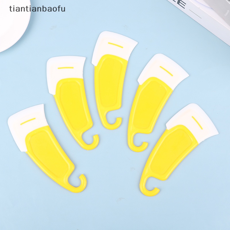 [tiantianbaofu] 5pcs Scraper Dapur Pembersih Noda Minyak Spatula Silikon Kue Baking Gadget Butik