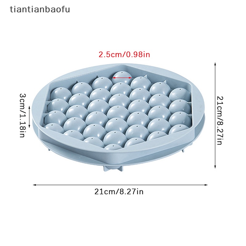 [tiantianbaofu] Es Batu Es Hoki Cetakan Es Kotak 3D Bola Bulat Ice Mold DIY Alat Minuman Dingin Butik