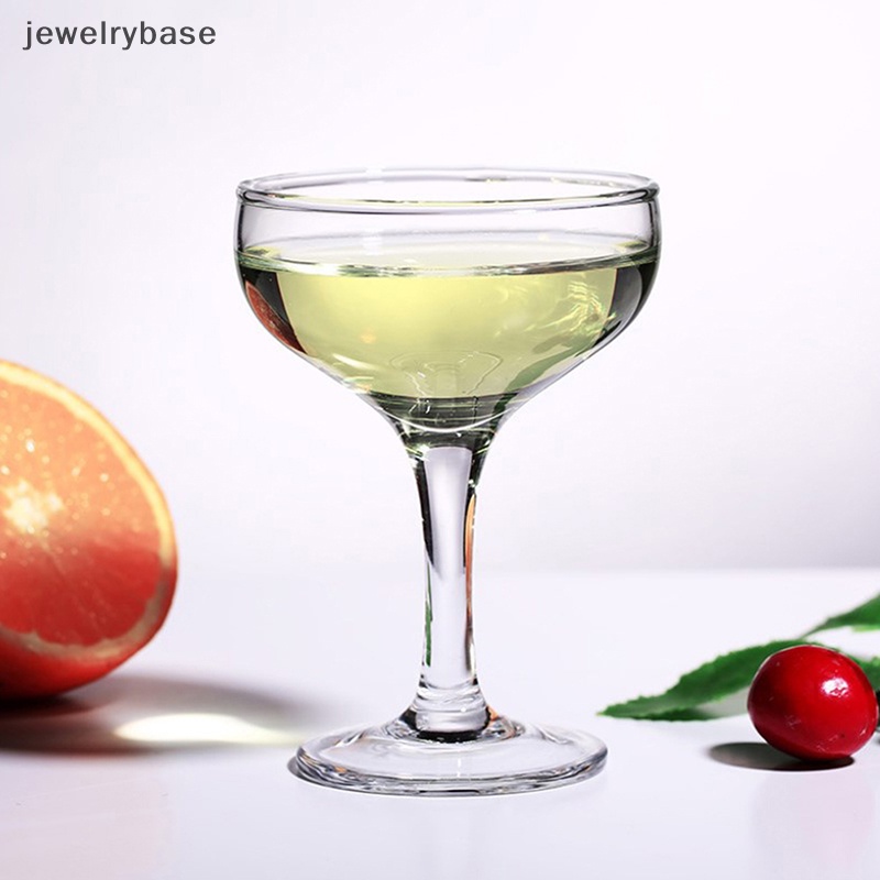 [jewelrybase] Gelas Pesta Transparan Gelas Minuman Cocktail Sekali Pakai Champagne Drinkware Boutique