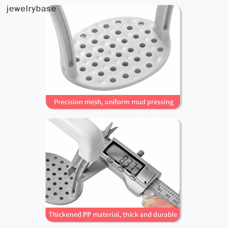[jewelrybase] Kitchen Potato Masher Alat Penghancur Press Kentang Sayur Buah Plastik Butik