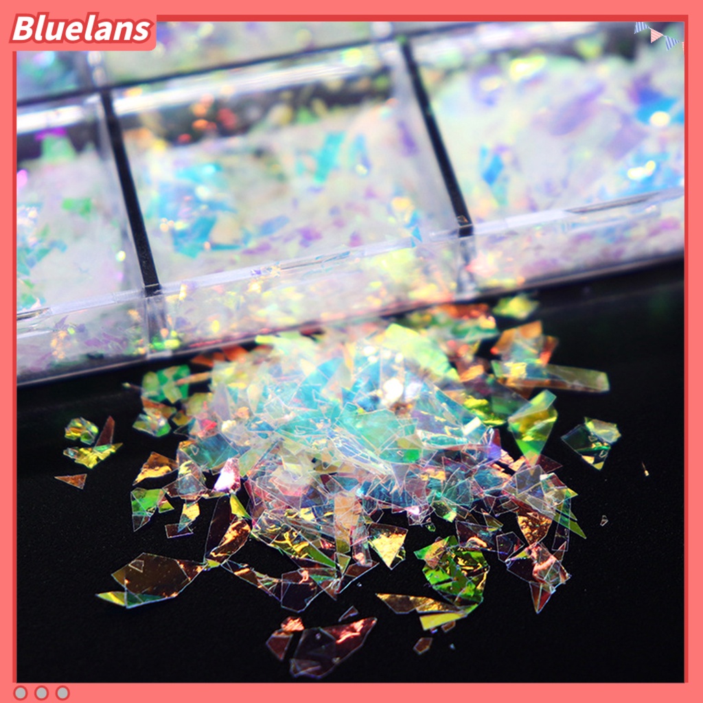 [BLM] 6kisi/box Dekorasi Kuku Indah DIY Kuku Ringan Awan Imitasi Brokat Payet Untuk Wanita